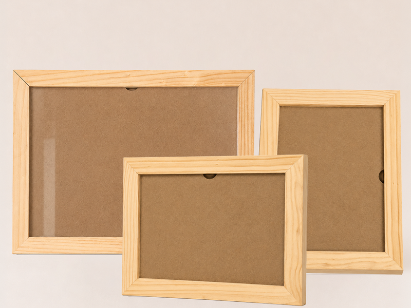 Pack Trio 2 / 2 A4 + 1 A3 / Pino Natural - Negro - Caoba - Blanco - Cedro